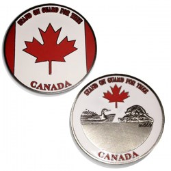 Canadian Challenge Coin 2X2
